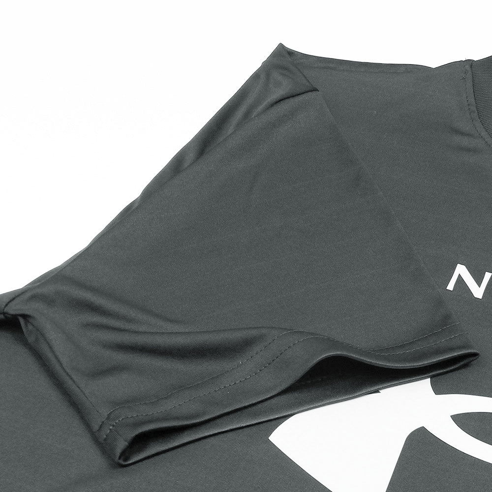 UA DRYFIT OVERSIZED POWERSTRETCH T SHIRT MEN GREY