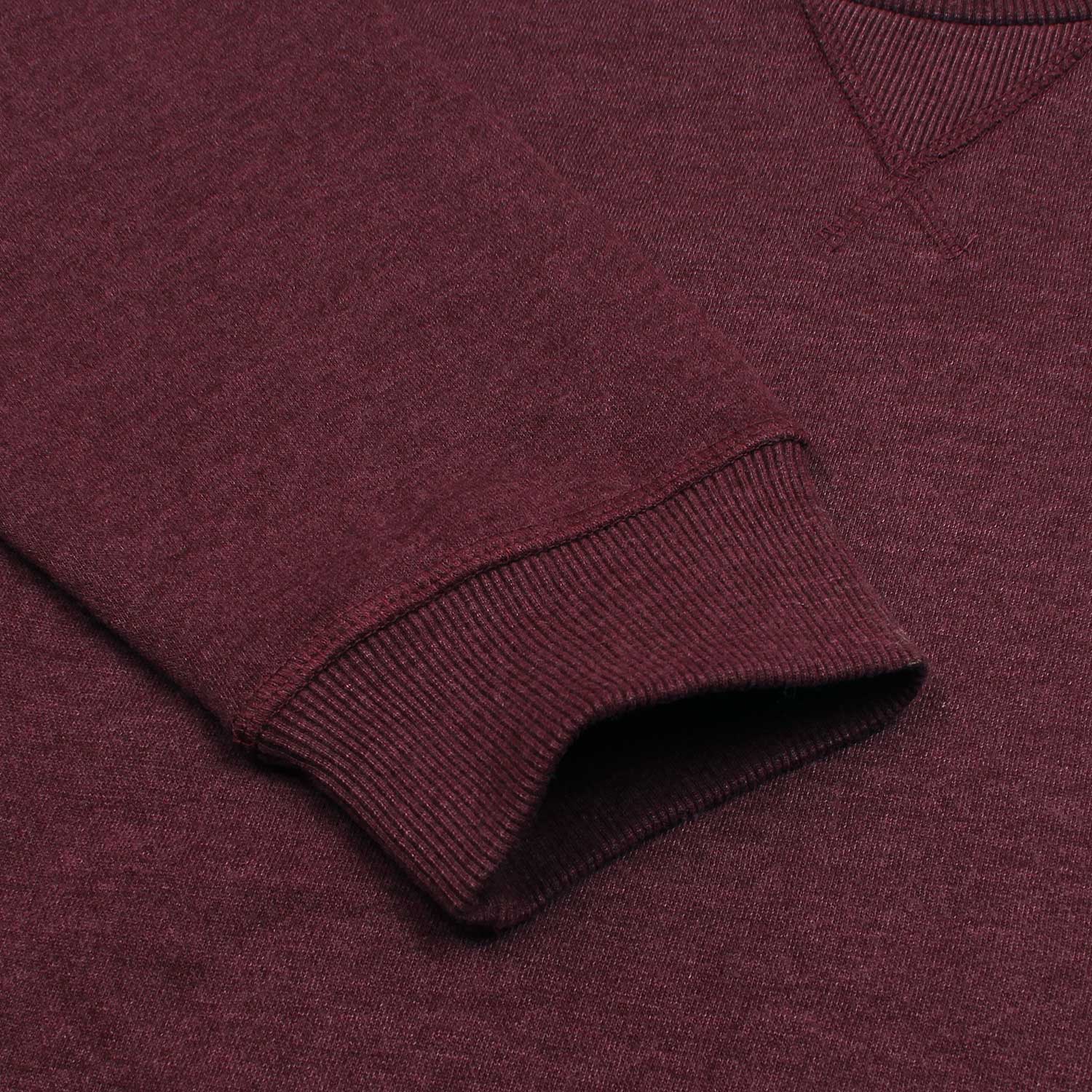 US A.S.S.N POLO SOLID CREW NECK MEHROON SWEATSHIRT