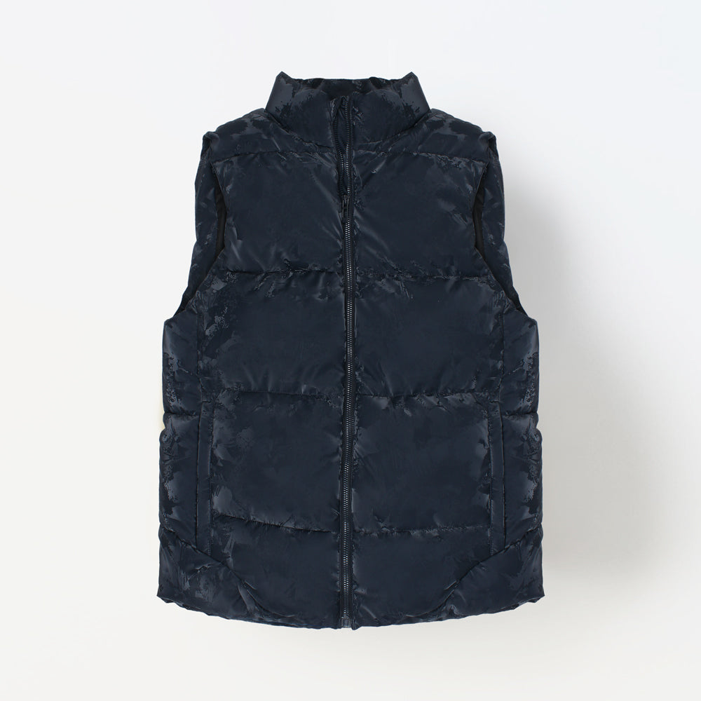 ZRA LUXURY HANDWOVEN GILLET NEAVY CAMO