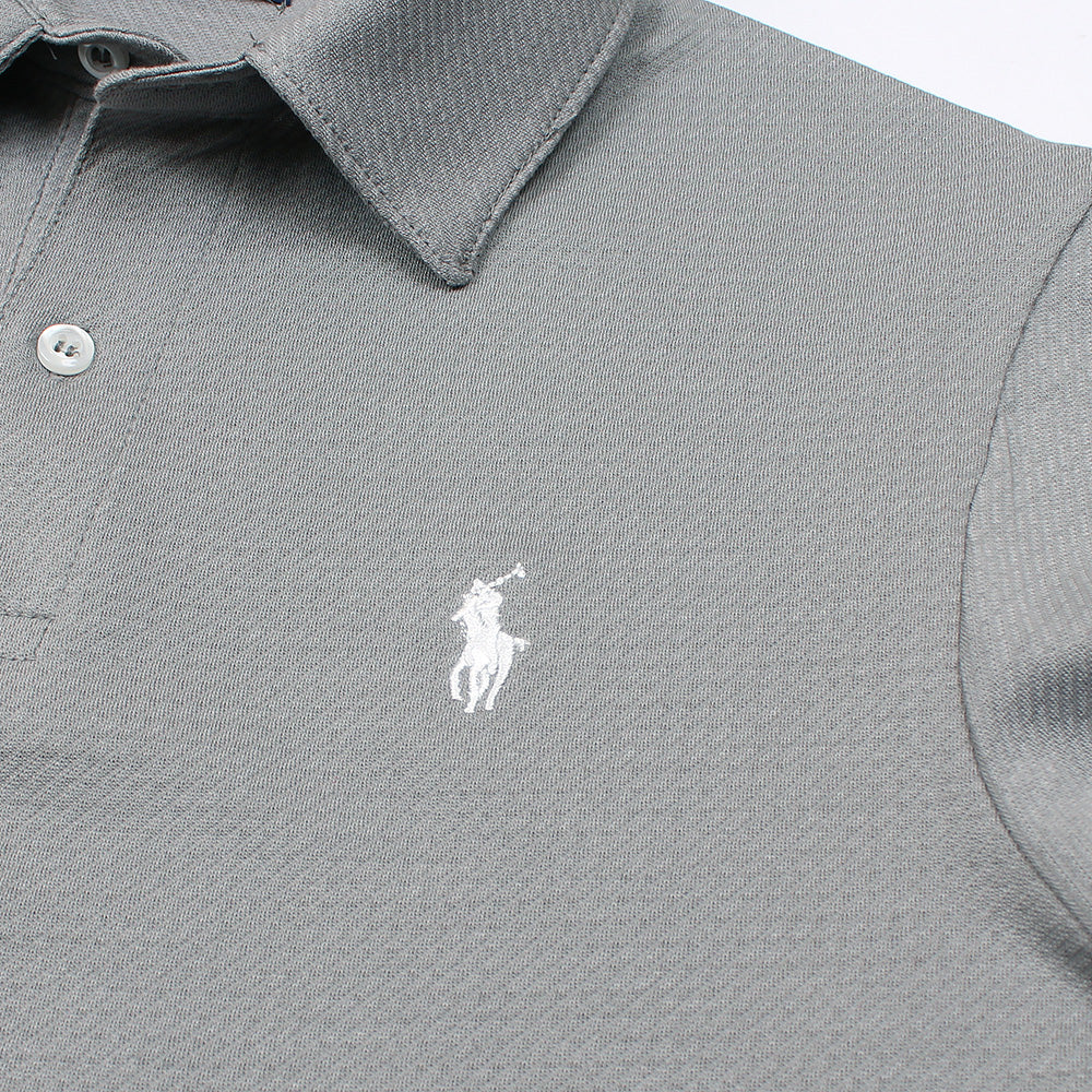 R-L PREMIUM FRANCISCO STRIPPER POLO GREY