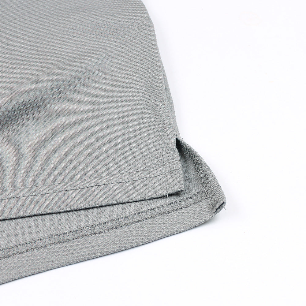 R-L PREMIUM FRANCISCO STRIPPER POLO GREY