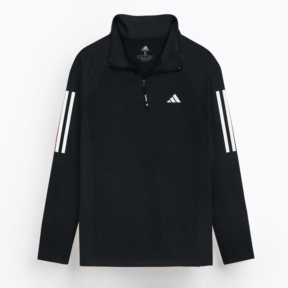 ADS PREMIUM DRYCORE STRIPE MOCK MEN BLACK