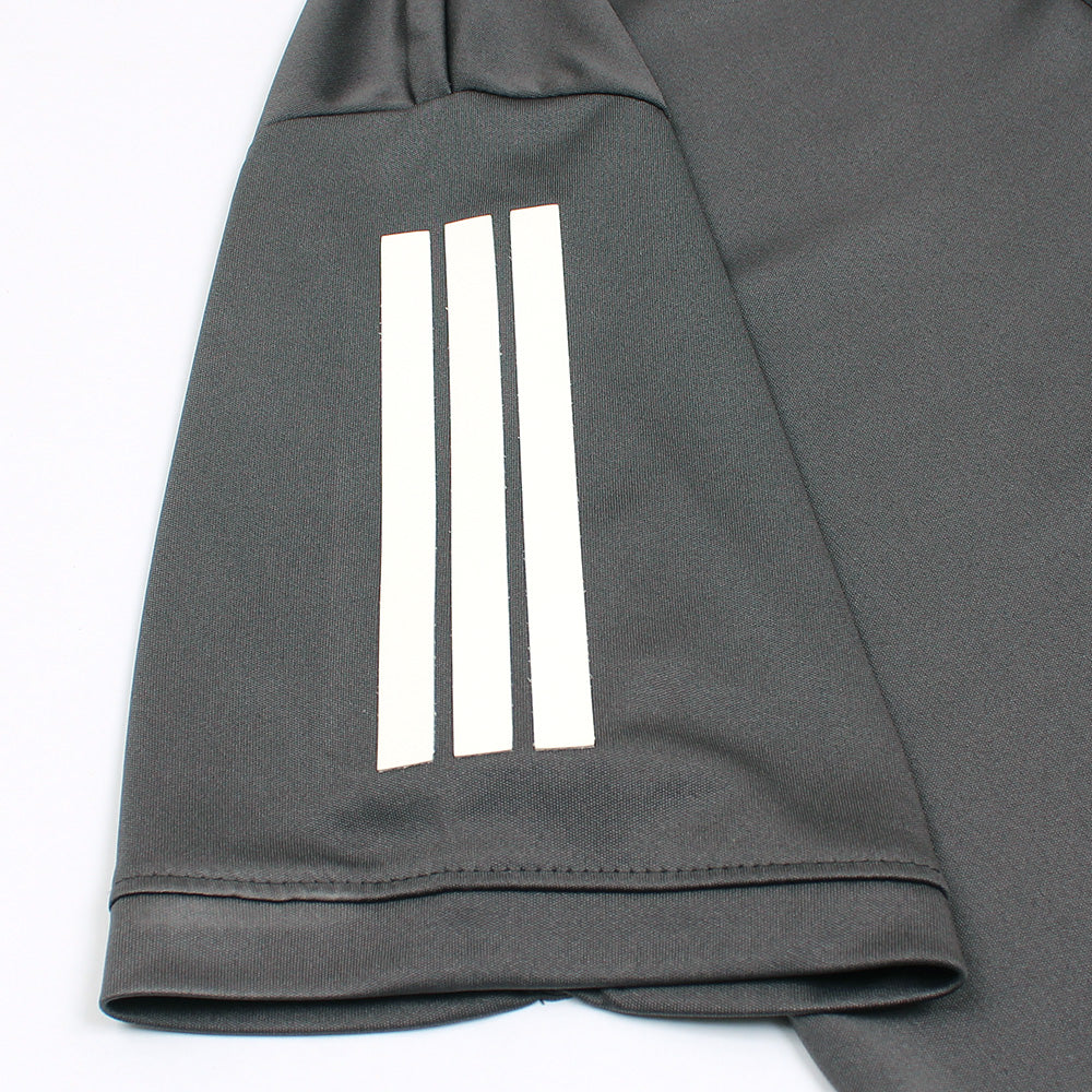 ADS PREMIUM MEN POLO STRIPE TRACKSUIT GREY