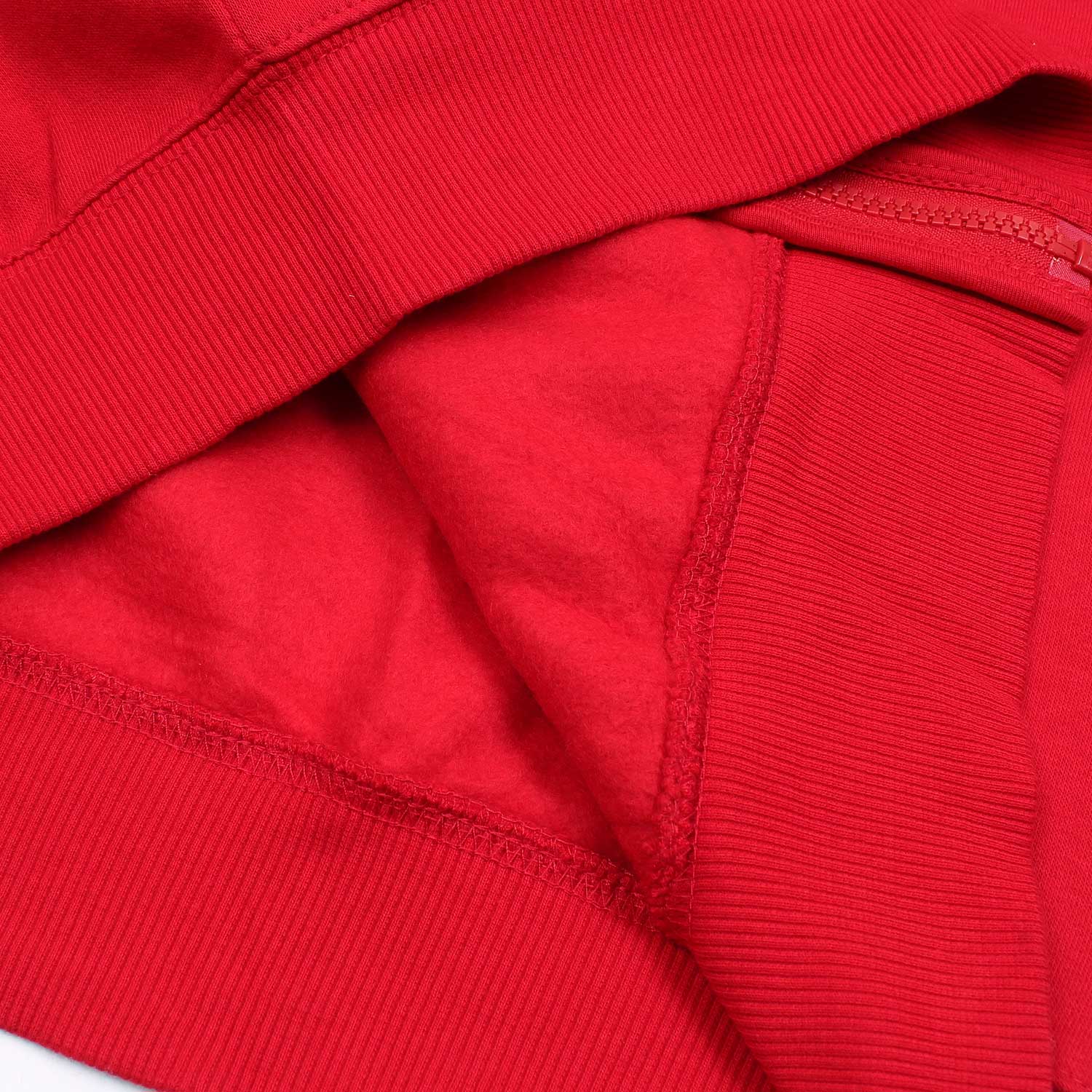 US A.S.S.N POLO MALLET HOODIE RED ZIPPER
