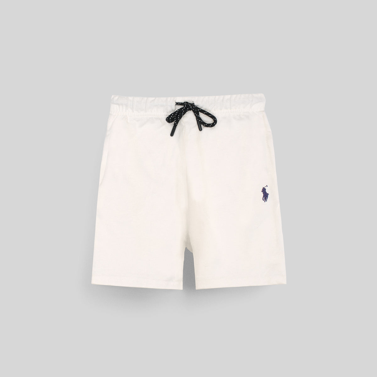KIDS RL WHITE NEAVY PNY JERSEY SHORT