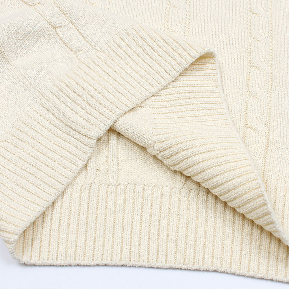 RL PREMIUM ROYAL KNIT BTN POLO MEN CLAS OFF-WHITE