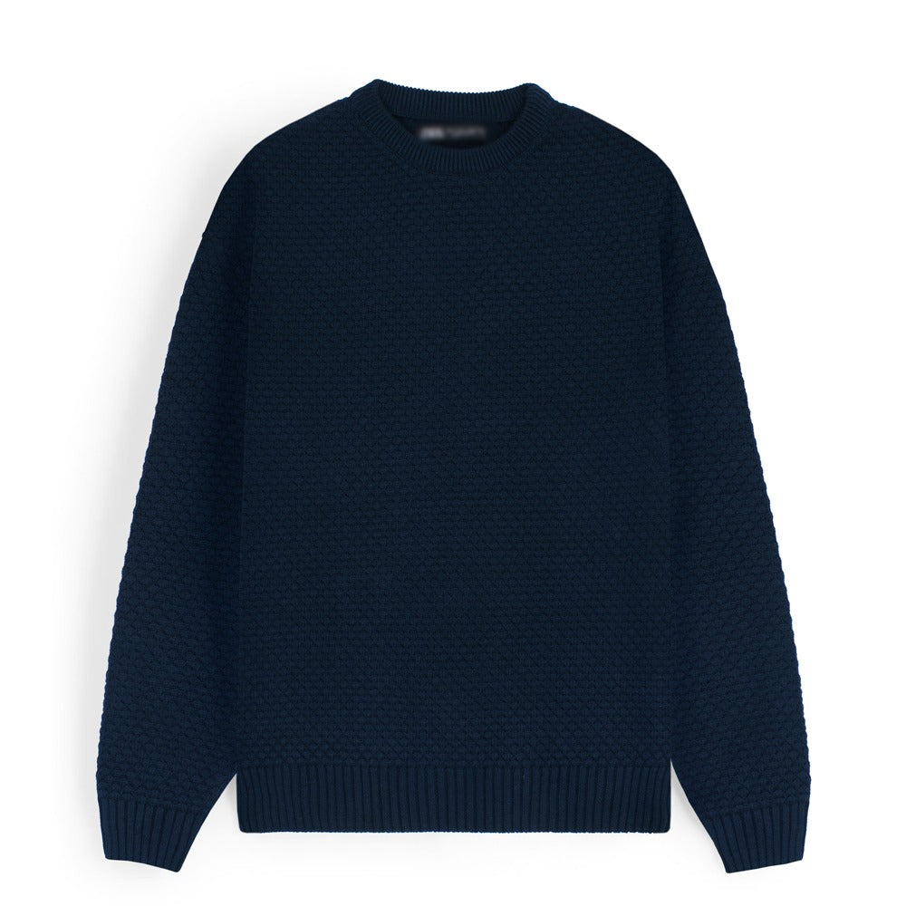 ZRA MONACO TEXTURED SWEAT-KNIT MEN NEAVY