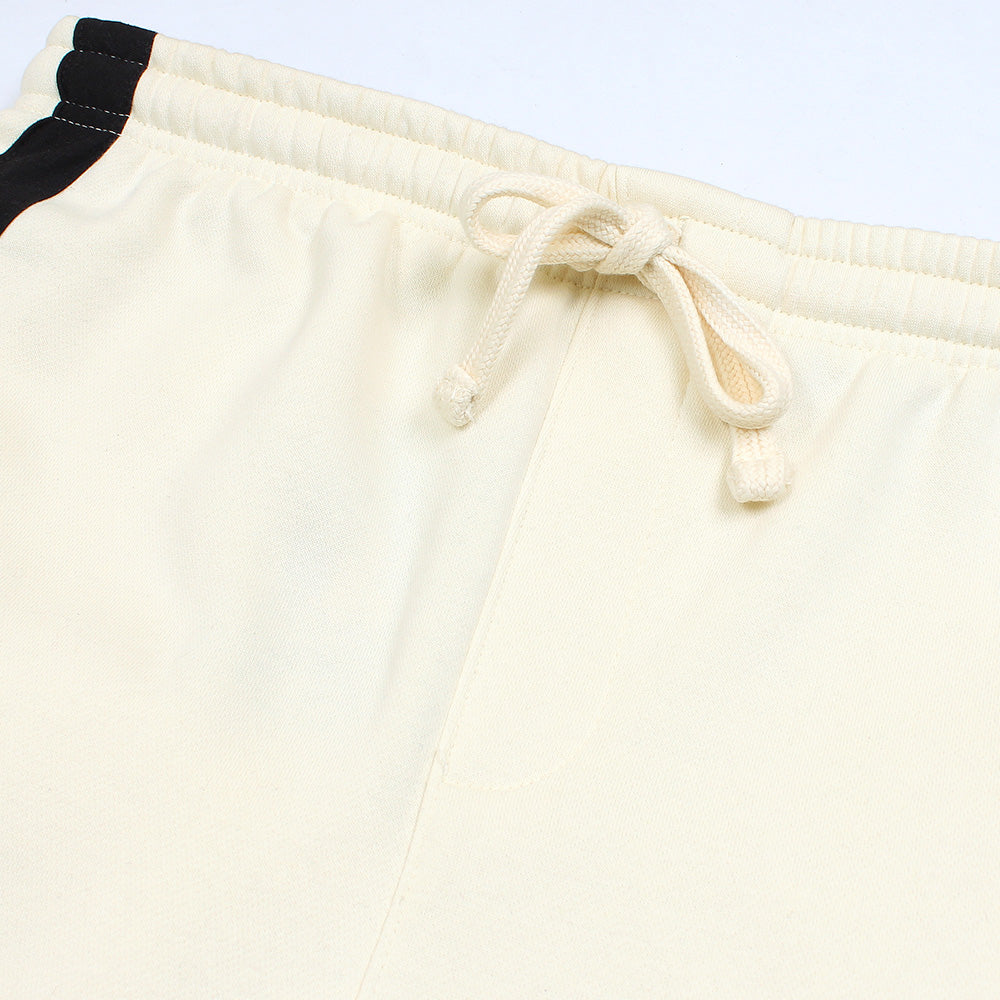 RALP LURN VINTAGE SOFT COTTON TWO TAP TRACKSUIT CREAM