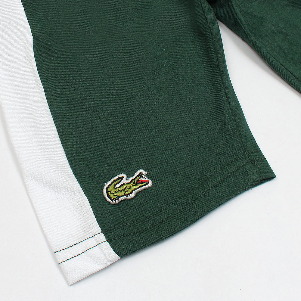 LCSTE PREMIUM COLOR BLOCK TWINSET GREEN-WHITE