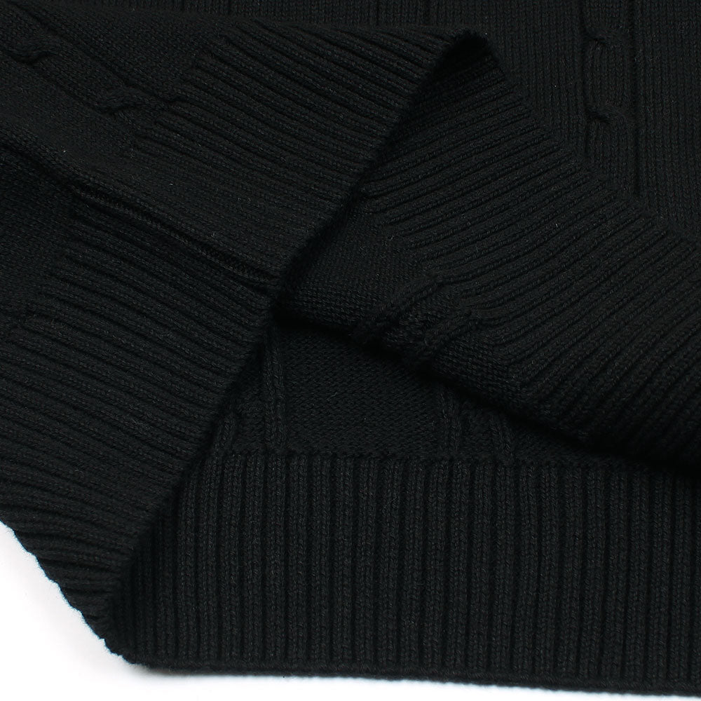 RL PREMIUM ROYAL KNIT BTN POLO MEN CLAS BLACK