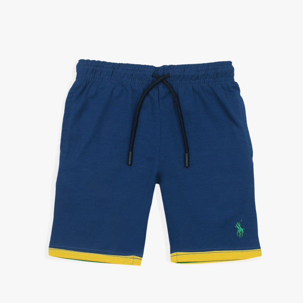 R-L PREMIUM KIDS STRIPE TWIN SET ROYAL-GREEN