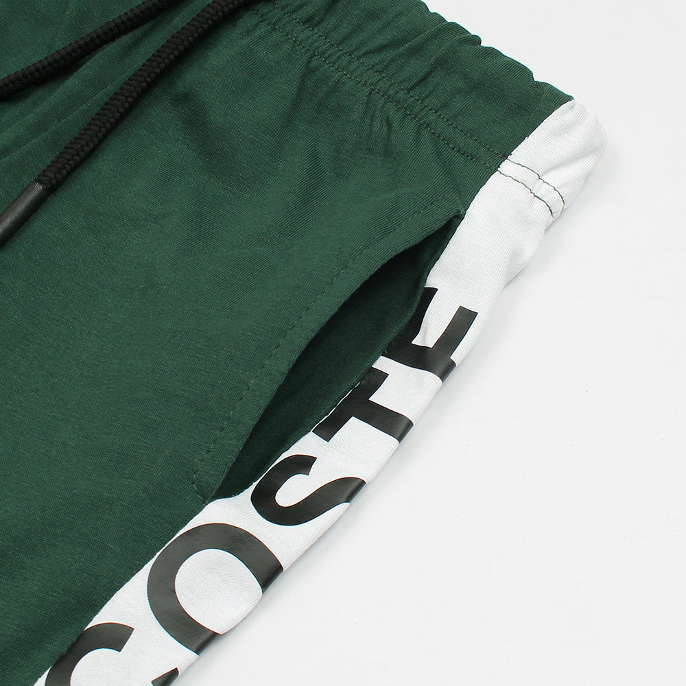 LCSTE PREMIUM COLOR BLOCK TWINSET GREEN-WHITE