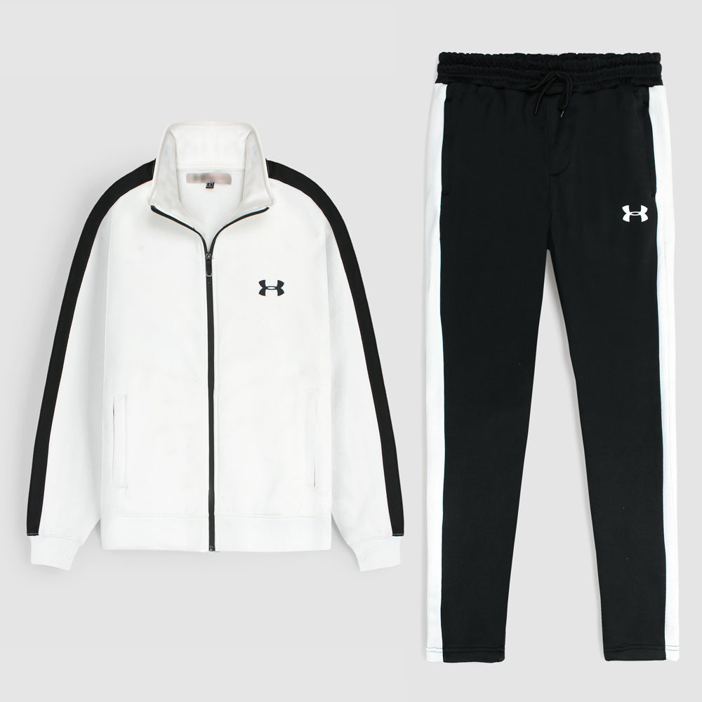 UND MEN PREMIUM RIVAL KNIT TRACKSUIT WHITE