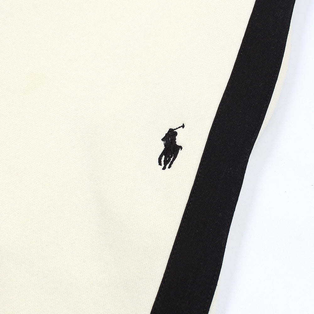 RALP LURN VINTAGE SOFT COTTON TWO TAP TRACKSUIT CREAM