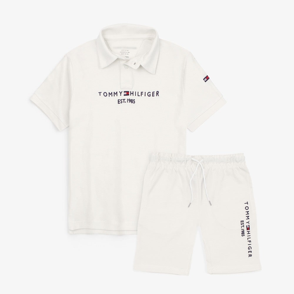 TMMY HLFGR PREMIUM KIDS TWIN SET WHITE