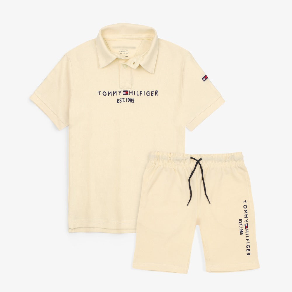 TMMY HLFGR PREMIUM KIDS TWIN SET LIGHT YELLOW