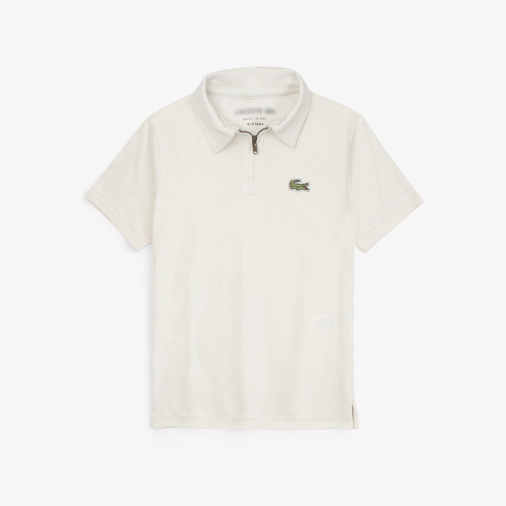 LCSTE PREMIUM KIDS ZIP POLO