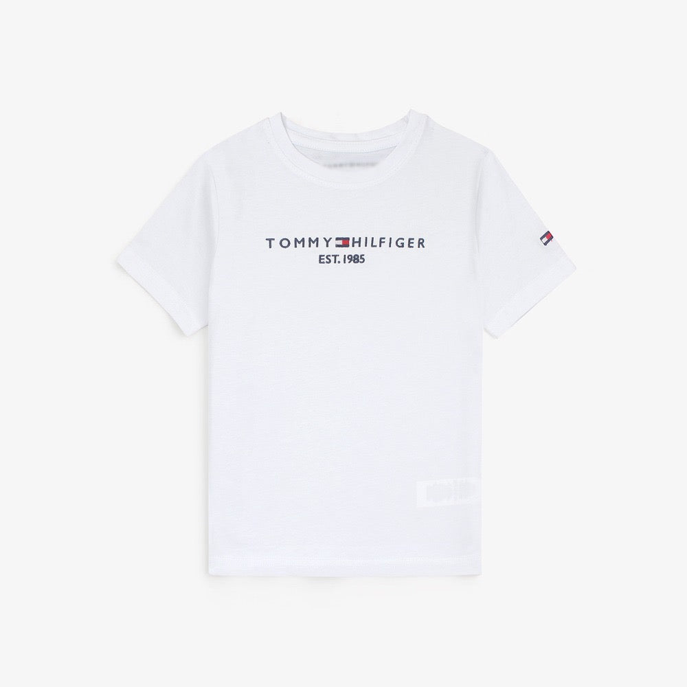 TMMY HLFGR PREMIUM KIDS TEES/SHORT WHITE-NEAVY