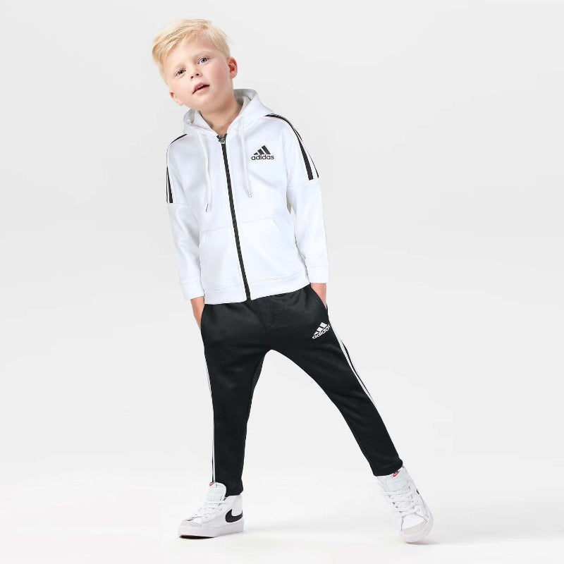 ADS PREMIUM FLEECE KIDS TRACKSUIT WHITE