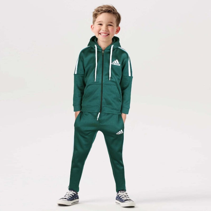 ADS PREMIUM FLEECE KIDS TRACKSUIT GREEN