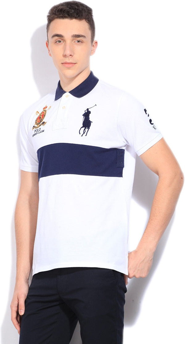 RLPH LURN PREMIUM 3 POLO MEN WHITE