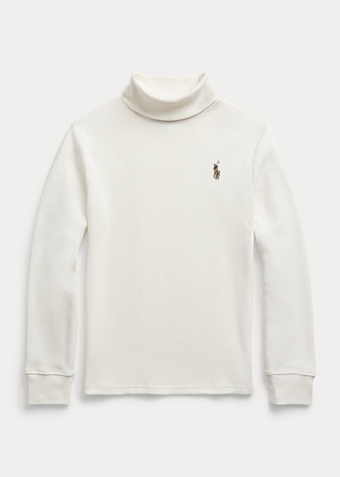 RLPH LURN KIDS TURTLE NECK WHITE