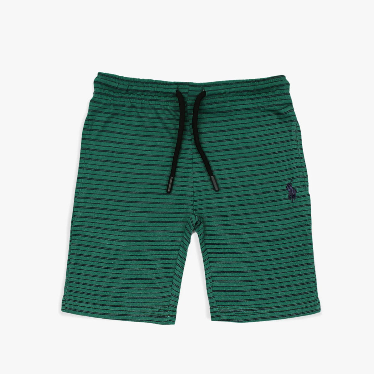 RLPH LURN PREMIUM KIDS STRIPE CASUAL SHORT GREEN