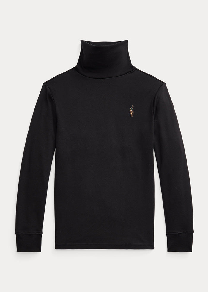 RLPH LURN KIDS TURTLE NECK BLACK