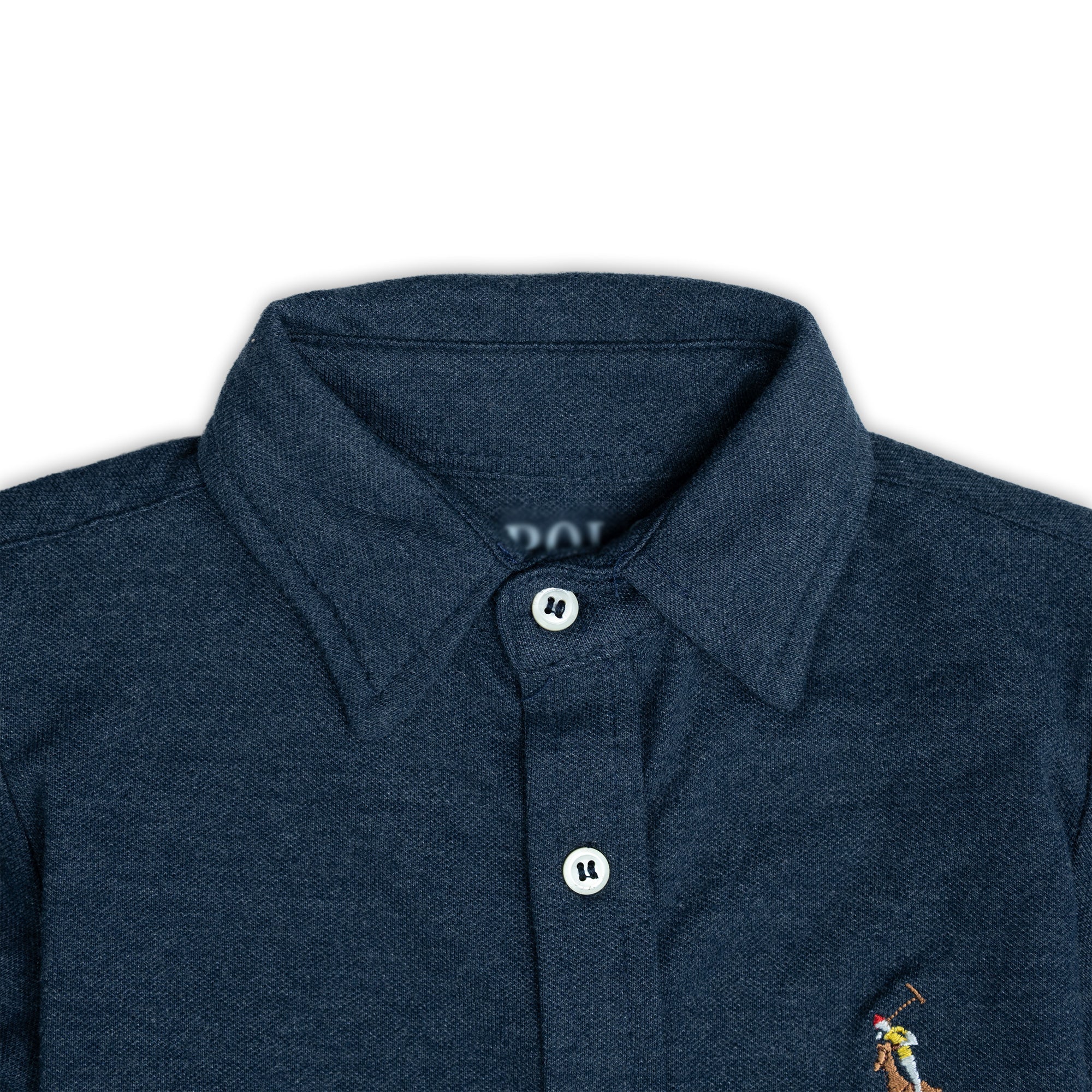 RL KIDS CASUAL HALF SLEEVE DRESS SHIRT NEAVY