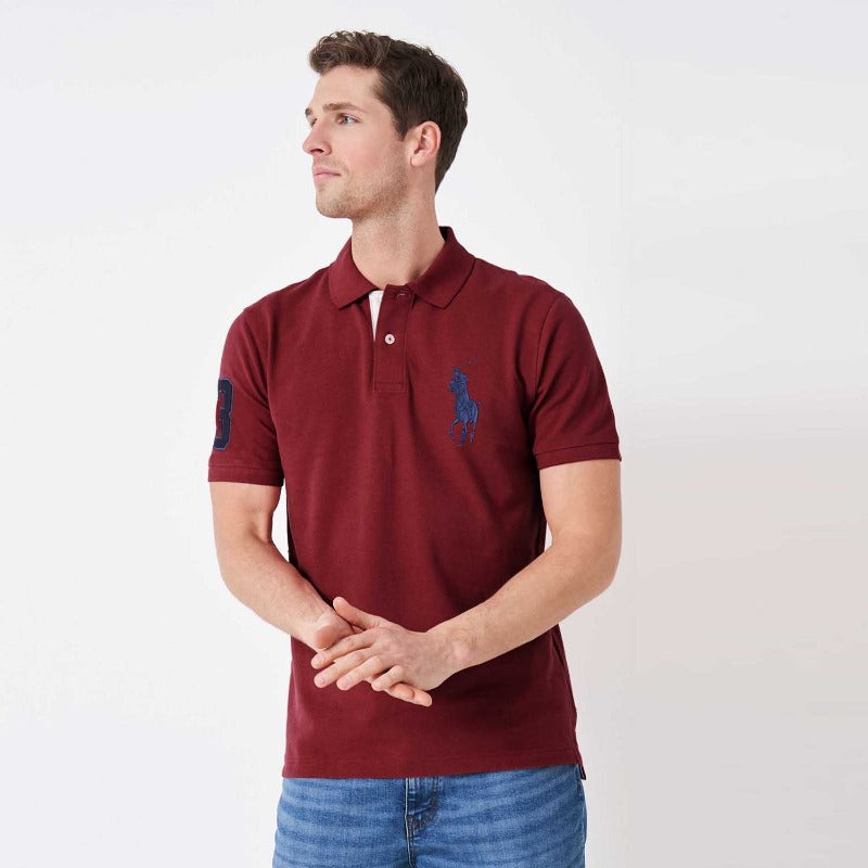 RL PREMIUM POLO SHIRT MAHROON