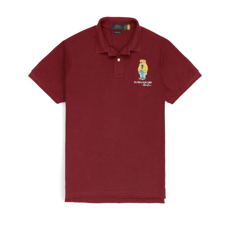 RL BEAR PREMIUM POLO MAHROON