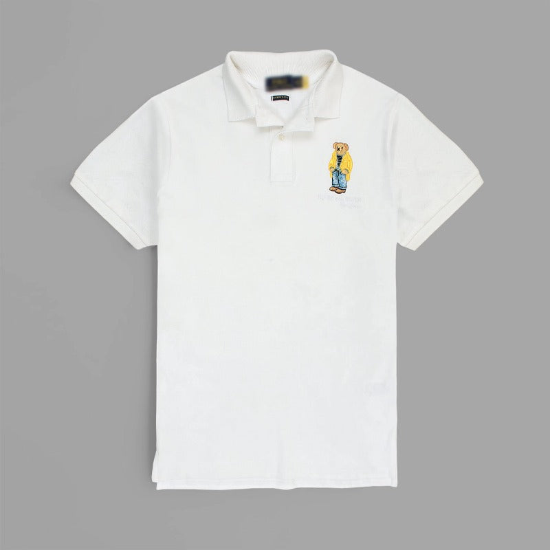 RL BEAR PREMIUM POLO WHITE