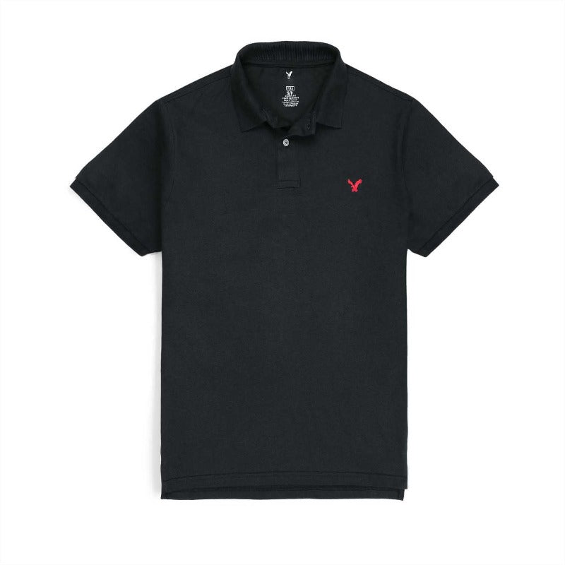 A-E PREMIUM POLO SHIRT BLACK